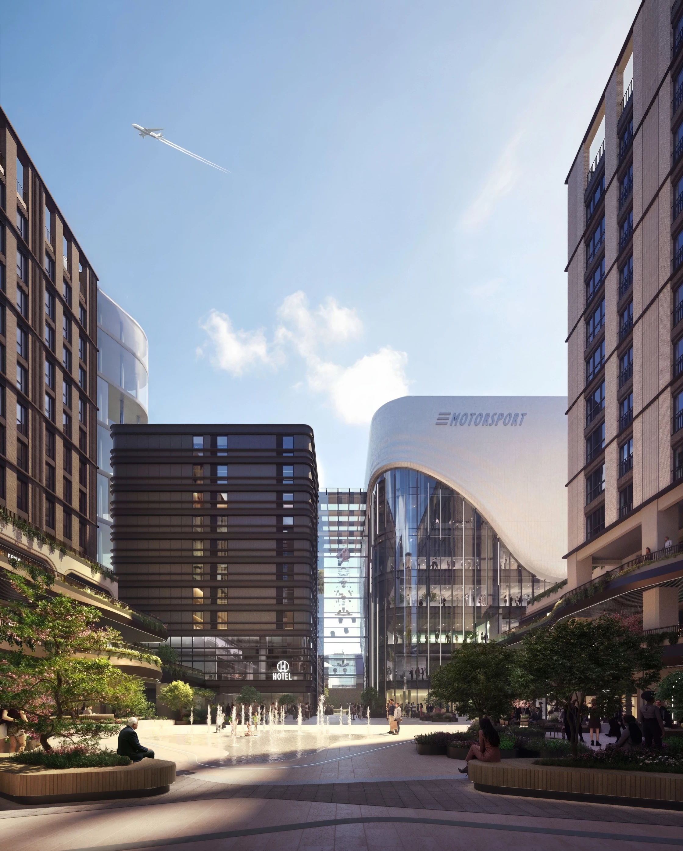 London Motorsport Campus CGI